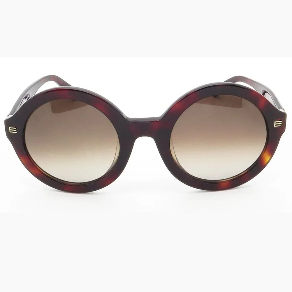 NEW ETRO Italian Round Havana Sunglasses (100% UV Protection) - Picture 4 of 11
